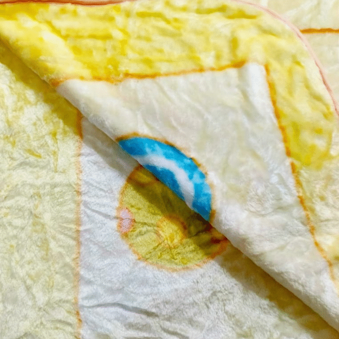 Cartoon Star & Moon Plush Throws